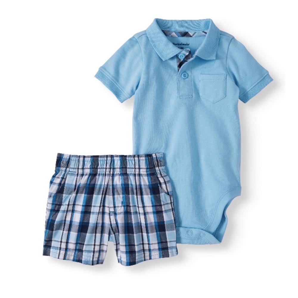 Baby Boy 2pc Polo And Shorts